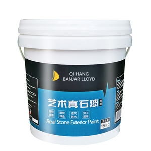 Peinture liquide acrylique durable pour revêtement de pierre en porcelaine de haute qualité, résine artistique, peinture pour sols en pierre lavée, application au pinceau - Product Image 4