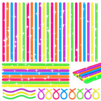 Jouet sensoriel visuel anti-stress en caoutchouc souple TPR, corde élastique en forme de nouille, jouet à tirer DIY pour soulager le stress, pour filles et garçons, transfrontalier