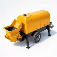 Pompe à béton efficace avec transfert de pression fluide pour les travaux de coulage résidentiels