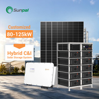 Solis C&I Energiespeichersysteme 125kW 100kW 80kW Hybrid-Solarenergiesystem-Kit