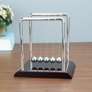 Newton's Cradle Energy <b>Conservation</b> Ball Home Office Decorative Craft Small Billiards Round Geometric Shape Movable Ornament - Product Image 3
