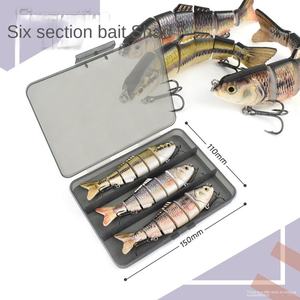 <span class=keywords><strong>Kit</strong></span> de leurres articulés en six sections VAST, leurre dur artificiel 122mm/22g, appât de simulation multi-sections, boîte d'appâts de pêche Luya - Product Image 4