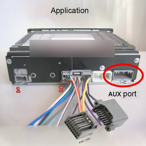 Haut-parleur de voiture 16 broches, lecteur radio stéréo, câble de faisceau de câblage <span class=keywords><strong>iso</strong></span>, connecteur de prise 16 broches pour AUX - Product Image 6