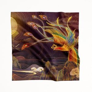 Women's Custom Printed Silk Scarf-Portable Promotional <b>Gift</b> for Comfort and Premium Look - Product Image 1