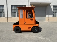 WELIFTRICH Nuevo Tractor de Remolque Eléctrico de 10 Toneladas con Cabina Personalizada, Batería de Plomo-Ácido de 80V 180Ah, Potencia de 5kW, Tracción de 2100N para Manejo de Materiales