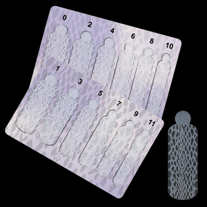 Coussinets en silicone <span class=keywords><strong>gel</strong></span> 3d souples réutilisables extension d'<span class=keywords><strong>ongle</strong></span> double forme artistique coussinets en silicone pour ongles - Product Image 1