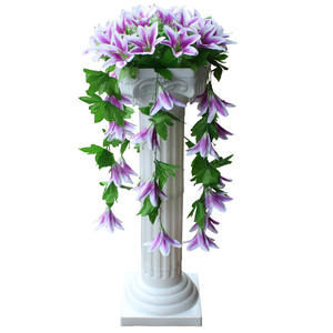 CAWELL 2024 Venta caliente barato al por mayor flores artificiales planta falsa evento decoración ramo funerario corona funeraria - Product Image 5