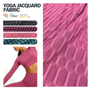 Tissu Lycra extensible 4 directions de qualité supérieure, textile premium pour la confection de leggings de yoga, de blouses médicales et de vêtements de jogging. - Product Image 1