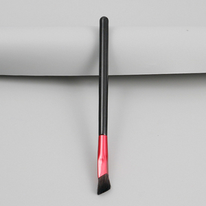 Brosse à sourcils sauvage carrée, pinceau de maquillage végétalien de marque privée, pinceau correcteur en toile lisse - Product Image 3