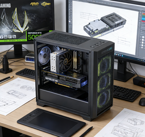 การ์ดจอ RTX 5090 ระดับไฮเอนด์ รองรับการใช้งานกับเวิร์กสเตชันแบบแร็ค หน่วยความจำ GDDR7 32GB กำลังไฟ 575W เหมาะสำหรับการเรียนรู้เชิงลึกและการออกแบบ 3 มิติ - Product Image 6