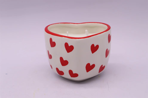 Elegant Vintage Ceramic <strong>Candle</strong> <strong>Holder</strong> with <strong>Candle</strong> <strong>Lotus</strong> Flower for Love Shape for Home Spa Wedding Centerpiece Christmas Decor - Product Image 2