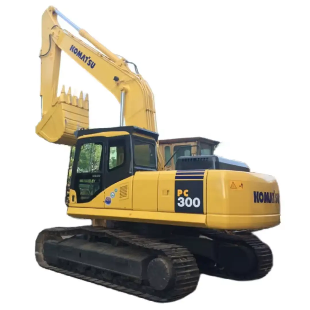 เครื่องยนต์เดิมสภาพสมบูรณ์แบบ 30 ตัน komatsu ใช้รถขุดมือสองสําหรับการก่อสร้าง PC300/PC400