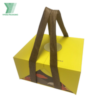Boîte de rangement pour gâteaux élégante et personnalisée de haute qualité en gros, emballage cadeau alimentaire fait à la main, boîte en papier, boîte à gâteaux de lune magnétique pour les croustilles