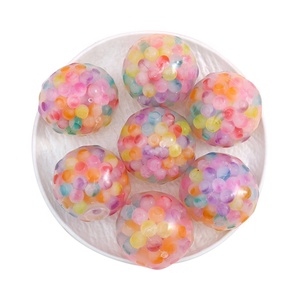 JO Trending Products New Arrivals Sensory Fidget Toys 6*6cm TPR Squeeze Colorful <b>Beads</b> Ball Satisfying for Kids 14 Years & up - Product Image 3