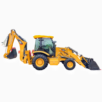 Backhoe Loader Caterpillar 420F2 Original, Caterpillar 420 420f2 420E, Loader Multifungsi Empat-dalam-Satu, Dijual