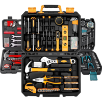 Juego de Herramientas Manuales para el Hogar, Oficina y Bricolaje, Compacto y Básico, para Reparaciones y Mejoras del Hogar