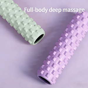 Rouleau de massage en mousse EVA portable de 35 cm, forme croissant, points 3D, mini colonne de yoga pour soulagement musculaire, entraîneur de stabilité compact pour la maison - Product Image 4