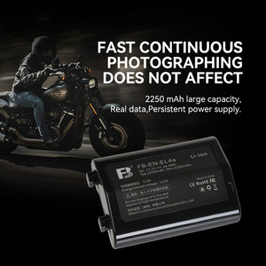 Batterie d'appareil photo FB EN EL4A 2600mAh pour Nikon D3 D3X D3S D2X D2H D2XS D2HS D300 <span class=keywords><strong>D700</strong></span> appareil photo reflex - Product Image 2