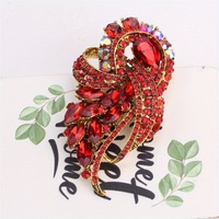 Broche de luxe à motif géométrique découpé pour femme, accessoire de mode pour robe, épingle de corsage, cadeau