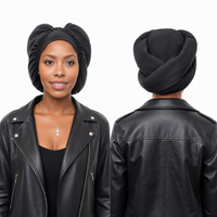Bonnet de nuit en soie filée double tube avec logo personnalisé, 26 pouces, extra long, pour tresses et dreadlocks
