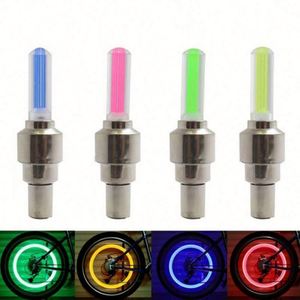 Lumière LED néon multicolore à piles pour rayons de vélo, valve de pneu VTT, lumière arrière pour extérieur - Product Image 4