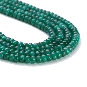 ลูกปัดพลอยออนิกซ์ธรรมชาติยี่ห้อ WENCHI รูปทรงวงรีเหลี่ยมเพชรพลอย ขนาด 3 มม. ความสูง 3 มม. ด้านหลังแบน รุ่น 2380 สำหรับงานประดิษฐ์เครื่องประดับ - Product Image 5