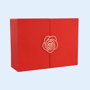 Manufacturer Wholesale Customized <b>Gift</b> Paper Packaging <b>Box</b> Chinese Red - Product Image 2