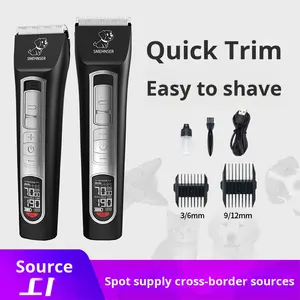 पालतू बाल क्लिपर ट्रिमर यूएसबी रिचार्जेबल कुत्ते बिल्लियों इलेक्ट्रिक क्लिपर त्वरित ट्रिमिंग हल्के बालों को हटाने पालतू जानवर की दुकान की सफाई - Product Image 2