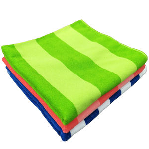 100% Cotton <strong>Sunbed</strong> Cover Fitted Beach <strong>Towel</strong> - Product Image 6