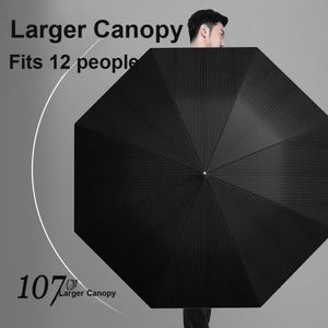 Parapluie pour femme avec poignée tête d'animal, canopy élargi de 107 cm, cadre en alliage d'aluminium, tissu nano imperméable, emballage en boîte cadeau - Product Image 4