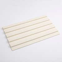 Nouveau panneau mural WPC ignifuge, insonorisé, imperméable, moderne, classique, pour usage domestique, durable, taille et couleur personnalisables, grille 3D