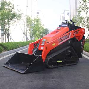 Entrega rápida Mini Skidsteer CE EPA Track Bucket Accesorio frontal Diesel Skid Steer <span class=keywords><strong>Loader</strong></span> Potente soporte compacto en cargadores - Product Image 2