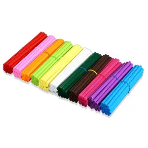 Best 100% Solid Red/Yellow/Green/Blue Transparent Glue Gun Stick Hot Melt Glue Stick