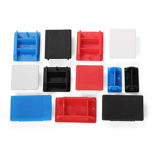Tapa de extremo de canal en C de plástico 41x41, a prueba de polvo, resistente a la corrosión, accesorio para soporte fotovoltaico - Product Image 1