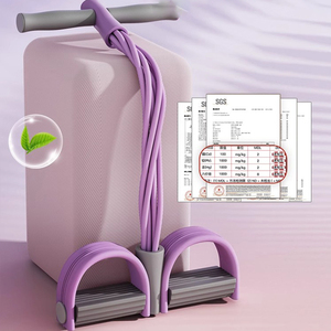 Fascia di resistenza all'estrattore di pedale <span class=keywords><strong>per</strong></span> Yoga multifunzione con tubo 4/6 <span class=keywords><strong>per</strong></span> allenamento addominale a quattro tubi - Product Image 4
