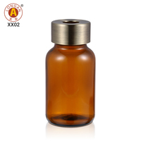 Diffuseur à bâtonnets en verre ambré de luxe avec couvercle, pour parfum d'ambiance, prix usine, fabriqué en Chine