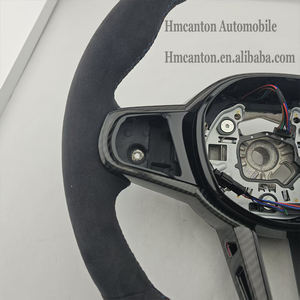 Volante Deportivo con Franja Superior Roja de Alcántara, el Más Popular, para Modelos de Automóviles BMW X3 X5 CS M3 M4 M5 - Product Image 2