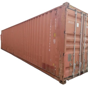Contenedor Marítimo Seco <span class=keywords><strong>de</strong></span> 40 Pies High Cube Usado, Contenedor Marítimo Económico <span class=keywords><strong>de</strong></span> Acero con Panel Sándwich <span class=keywords><strong>de</strong></span> 68 CBM y Piso <span class=keywords><strong>de</strong></span> Madera - Product Image 1