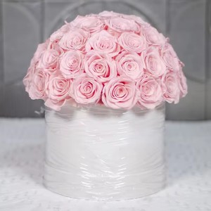 Boîte à roses en acrylique en forme de champignon, boîte à roses éternelles préservées, seau moyen pour mariage, <span class=keywords><strong>Saint</strong></span>-<span class=keywords><strong>Valentin</strong></span>, <span class=keywords><strong>cadeau</strong></span>, vente en gros - Product Image 4