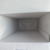 Boîtes d'avion en carton ondulé écologiques et recyclables portables avec poignée, imprimées en quatre couleurs, pliables pour l'artisanat, le pliage et le commerce électronique