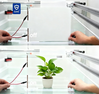 Nouveau film intelligent à teinte variable électrique magique populaire, transformateur 12v, télécommande pour la confidentialité des fenêtres en verre