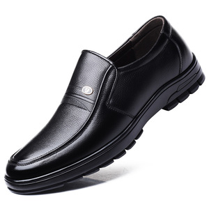 Mocasines de Cuero para Hombre, Color Marrón Sólido, Zapatos Casuales Hechos en Wenzhou - Product Image 3