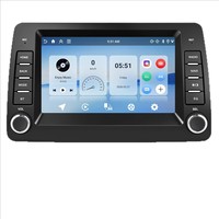 Autoradio tout-en-un avec écran tactile 7,0 pouces, CarPlay sans fil, Android Auto, Bluetooth et GPS pour Fiat Panda