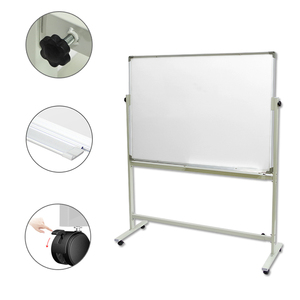 Gros nouveau design cadre en aluminium pour coin en plastique grand <span class=keywords><strong>tableau</strong></span> <span class=keywords><strong>blanc</strong></span> rétractable - Product Image 5
