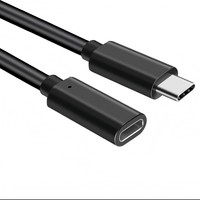Cable de Extensión USB 3.1 Gen2 Tipo C DFX de 1M, 10Gbps, Macho a Hembra, Cable Extensor 4K 60Hz para Laptop Hub