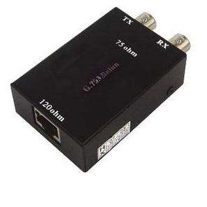 G.703 <span class=keywords><strong>Convertisseur</strong></span> BNC à <span class=keywords><strong>RJ45</strong></span> 75 Ohms à 120 Ohms <span class=keywords><strong>Coaxial</strong></span> à <span class=keywords><strong>RJ45</strong></span> - Product Image 2