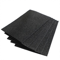 Feuille de caoutchouc éponge EPDM ignifuge, imperméable, résistante à l'huile et anti-UV, à cellules ouvertes, avec adhésif, pour isolation et amortissement