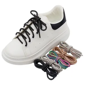 Weiou шнурки, новинка, Amazon, eBay, лидер продаж, Top10, алмазные шнурки 4 мм, модные круглые шнурки со стразами для ботинок jumpmans yeezys