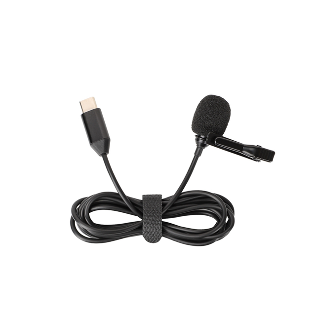 Lavalier Microphone for Insta360 X4 Lavalier Microphone Sports Camera Recording Mic TypeC Port Accessory