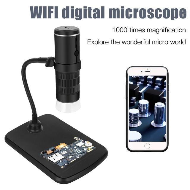 Wifi Microscope for Mobile Repair 1000 Times Digital Microscope for Electronics